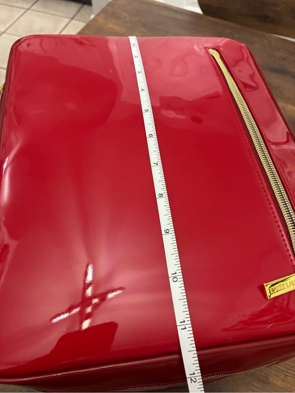 Estée Lauder Red Cosmetic Travel Bag - Picture 13 of 15